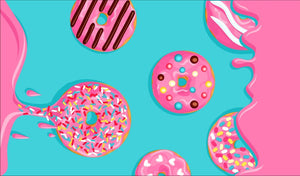 Toalla De Microfibra Estampada DONUTS