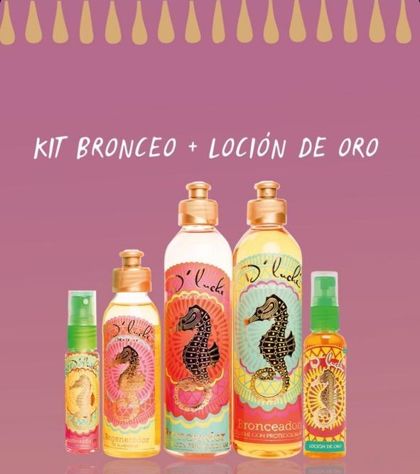 Kit Bronceo Loción De Oro