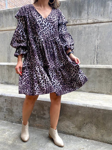 Vestido Corto Animal Print