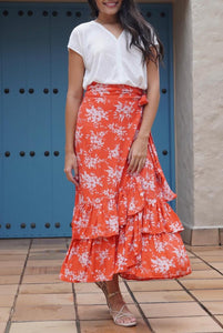 Falda Lila Roja