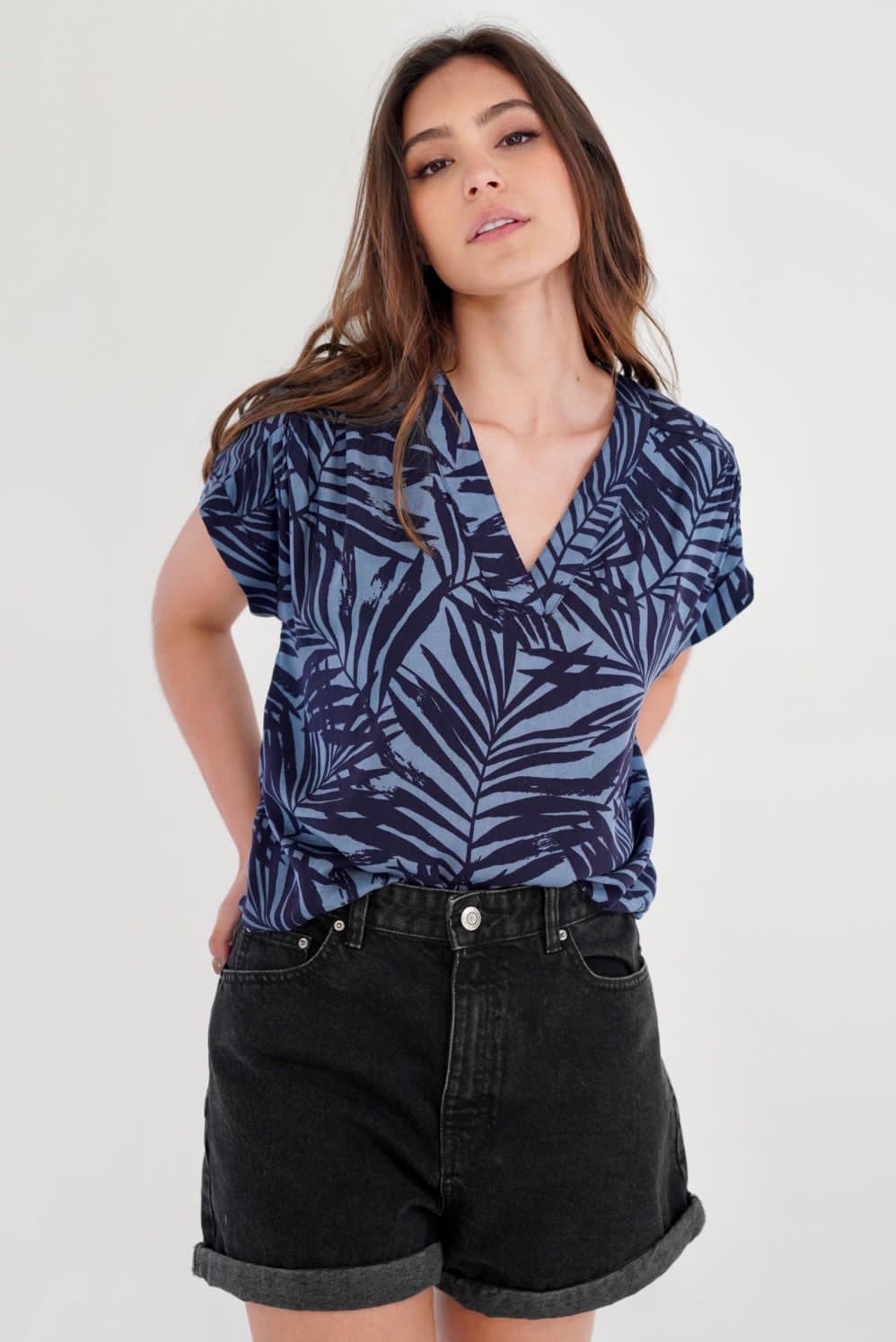 Blusa María Hojas