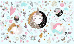 Toalla De Microfibra Estampada UNICORNIO
