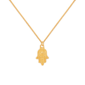 Collar Cadena Oro Hamsa