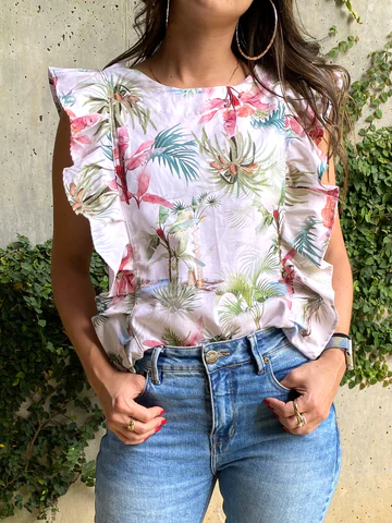 Camisa boleros Blanca