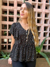 Cargar imagen en el visor de la galería, Blusa Juanita Negra

