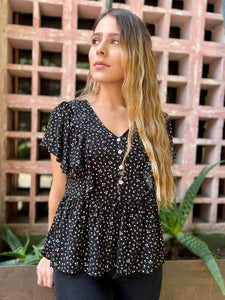 Blusa Juanita Negra