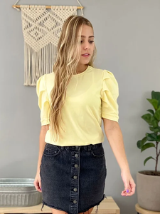 Camiseta Gabriela amarillo